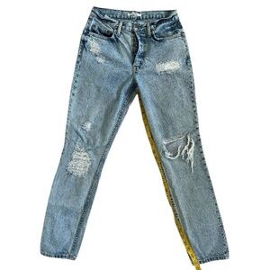 GRLFRND Distressed Blue Women's Jeans Sz 26